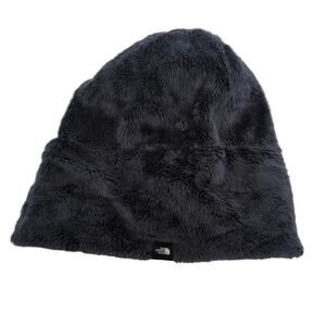 The North Face Kids Beanie Hat Youth M Slouchy Blue Grey Unisex Boy Girl Teen